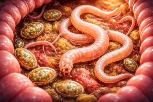 Illustration of parasites