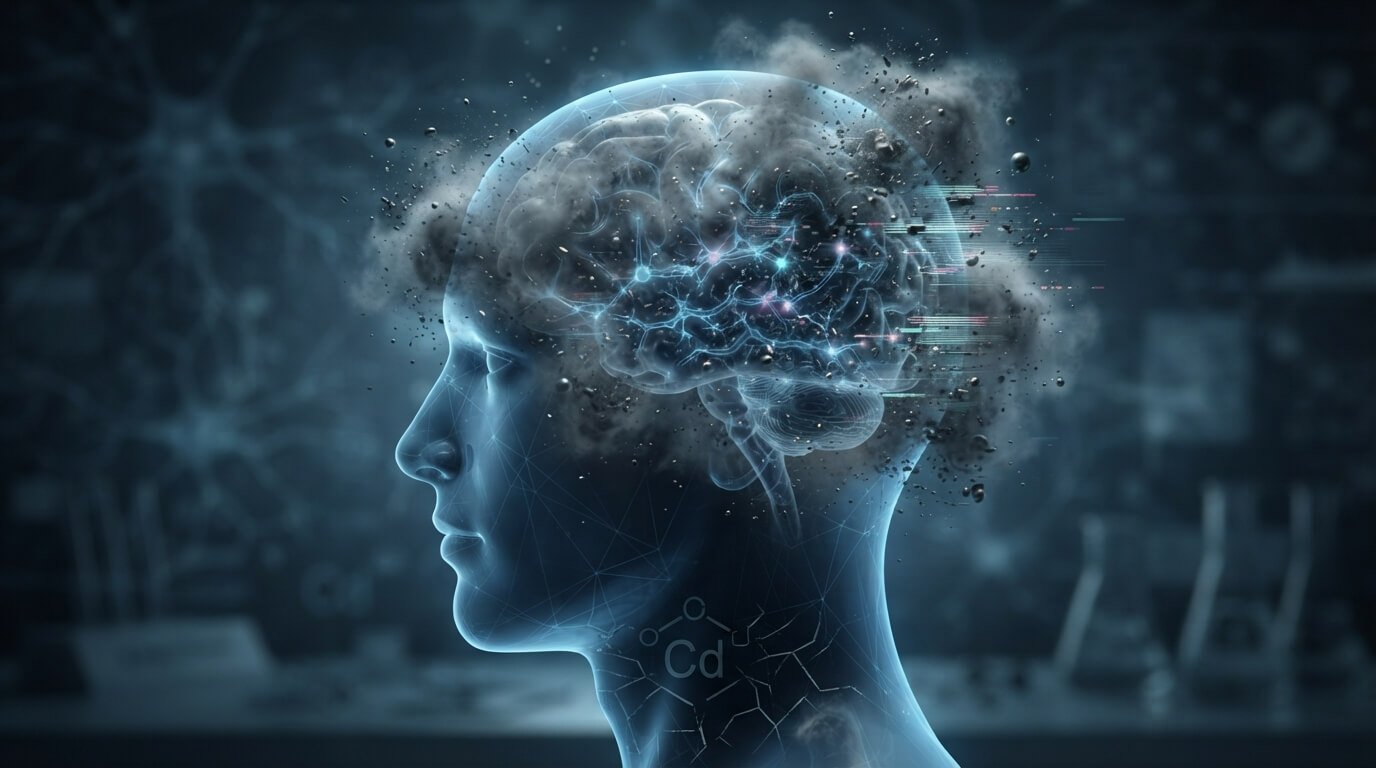 cadmium toxicity causing brain fog and memory loss